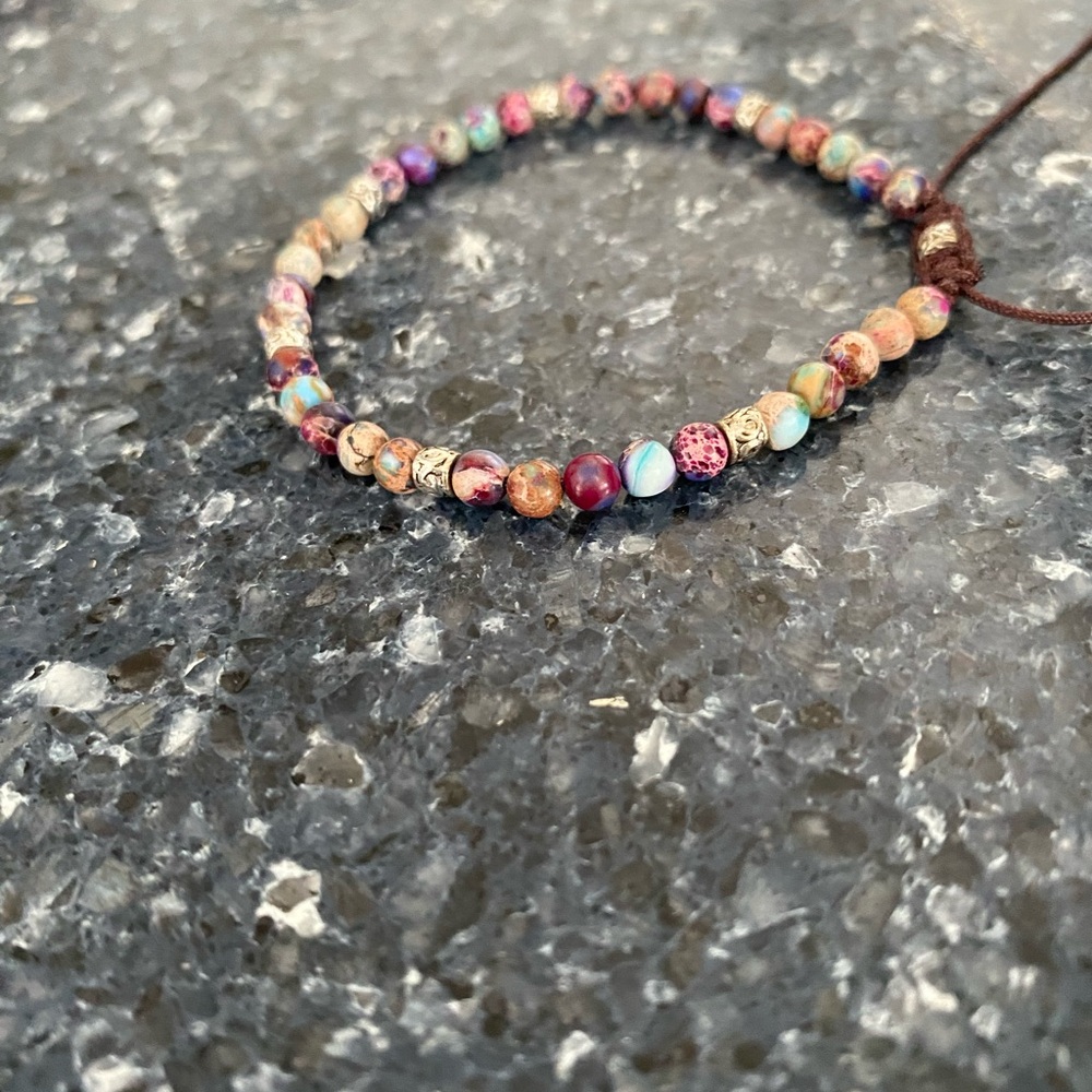 Multicolor Beaded Stretch Bracelet - Women Jewelry
